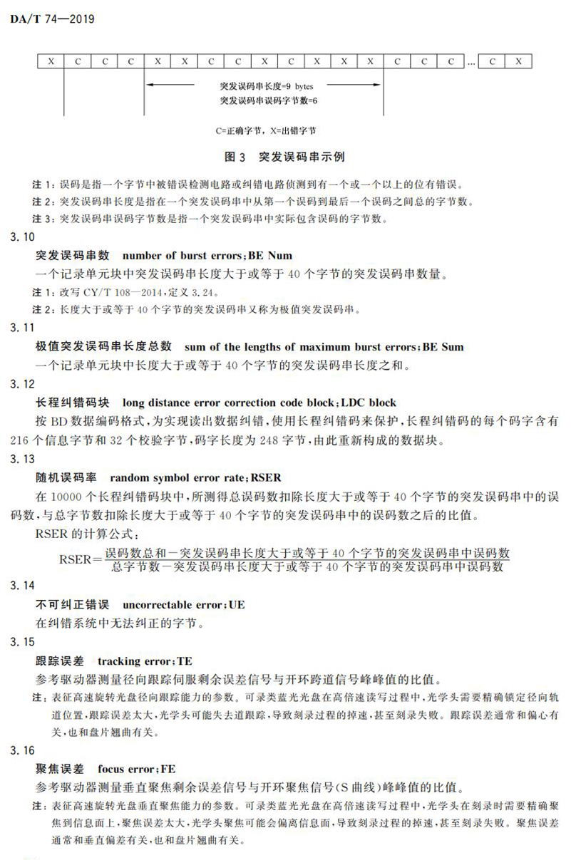 電子檔案存儲用可錄類藍光光盤(BDGR)技術(shù)要求和應用規(guī)范