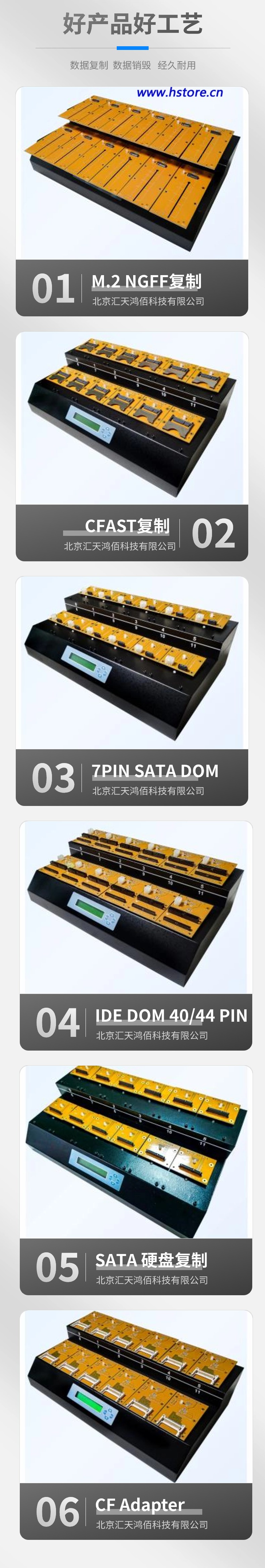 工業(yè)級(jí)多功能拷貝機(jī)支持SATA、IDE、M.2、CF等儲(chǔ)存裝置
